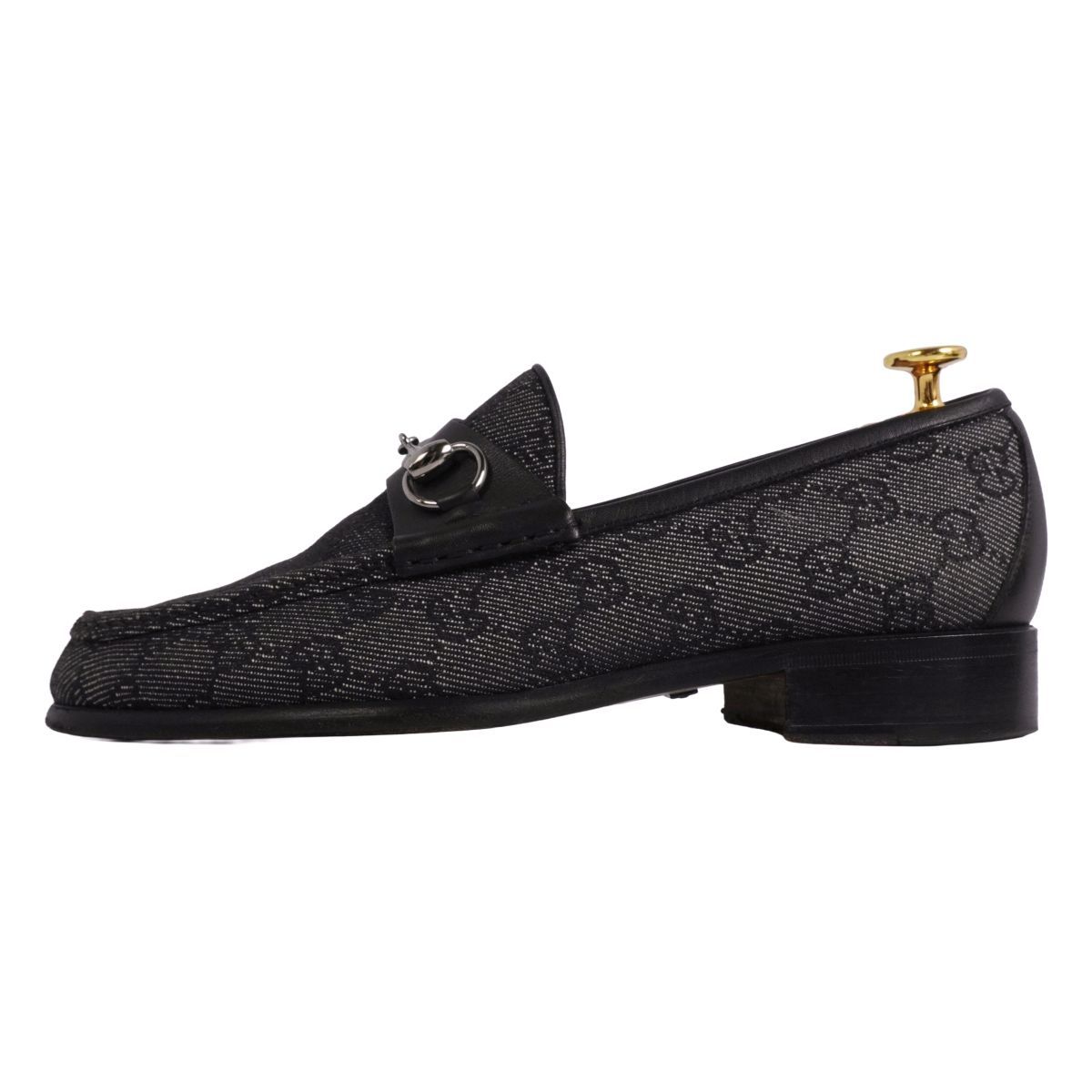 美品 グッチ GUCCI ローファー モカシン ホースビット レザー GGキャン 美品 グッチ GUCCI ローファー モカシン ホースビット レザー GGキャン