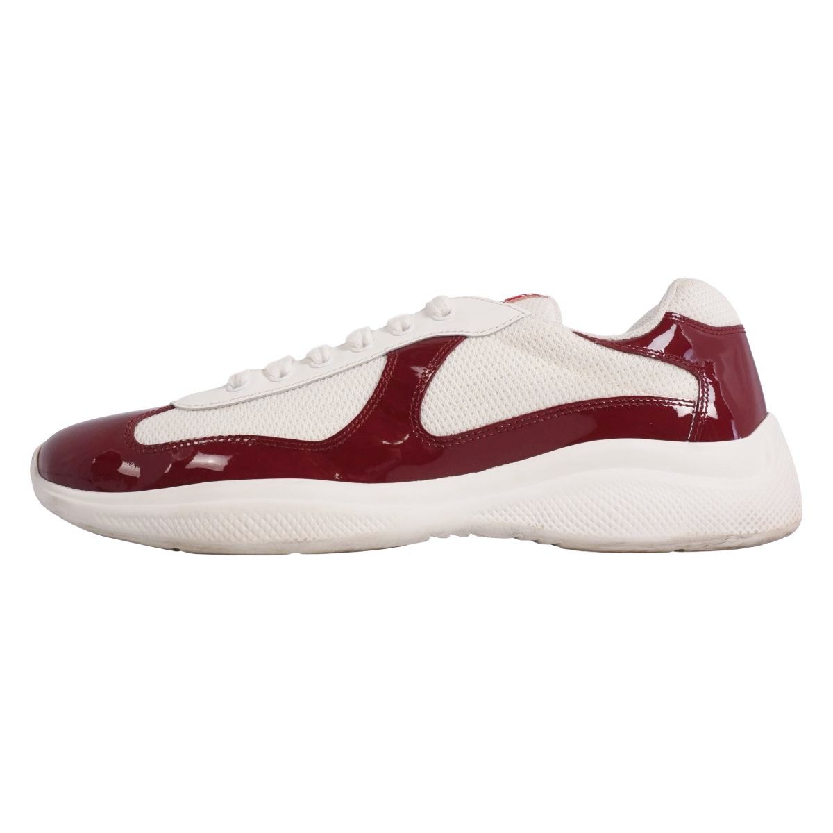 美品 プラダスポーツ PRADA SPORTS スニーカー レースアップ パテン 美品 プラダスポーツ PRADA SPORTS スニーカー レースアップ パテン