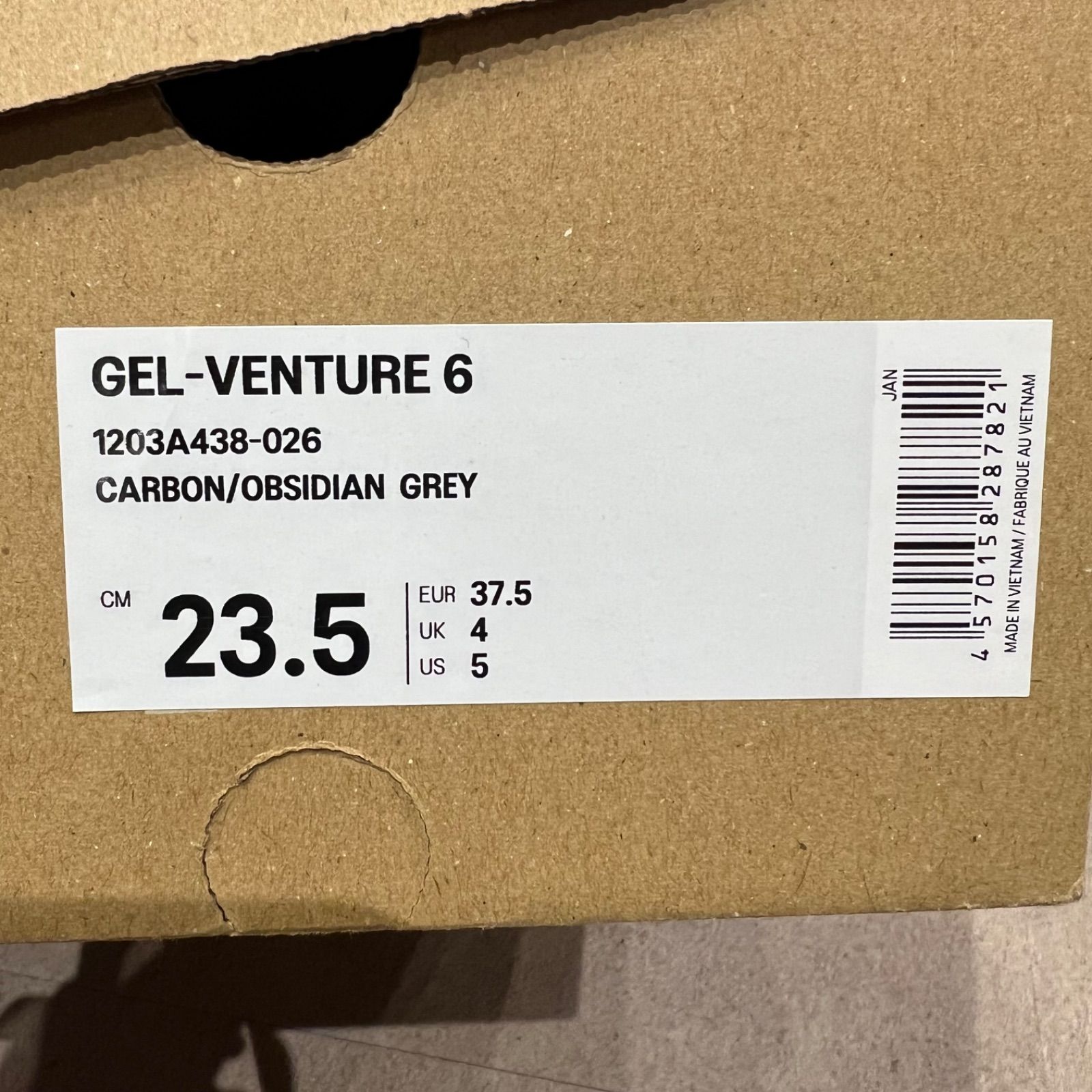 未使用品 ASICS GEL-VENTURE 6 ゲルベンチャー 6 スニーカー アシックス 1203A438 グレー 23.5㎝ 2169A1 未使用品 ASICS GEL-VENTURE 6 ゲルベンチャー 6 スニーカー アシックス 1203A438 グレー 23.5㎝ 2169A1