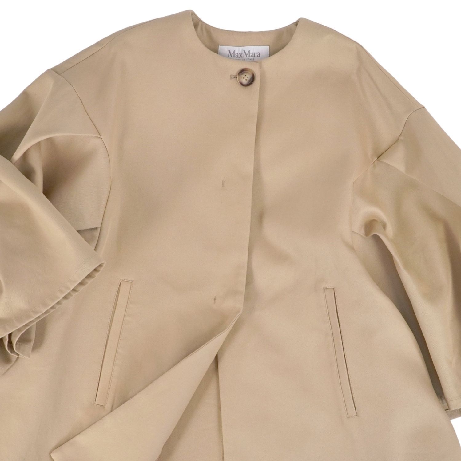 極美品 マックスマーラ Max Mara 2022年 白タグ コート ポンチョ