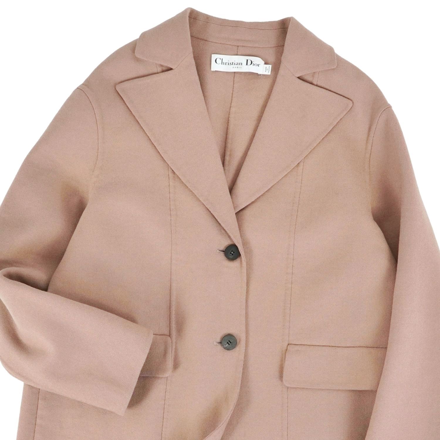 美品 クリスチャンディオール Christian Dior チェスターコート ロ