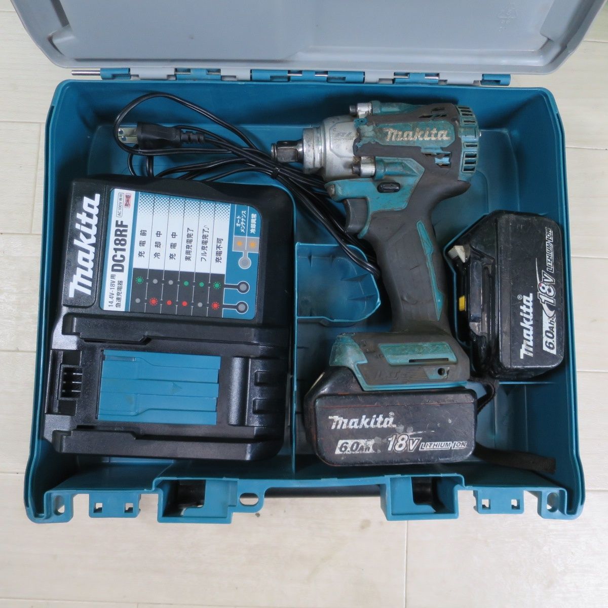 [送料無料] バッテリー2個付き☆マキタ 充電式 インパクトレンチ 18V TW300DRGX 電動 工具 コードレス Makita☆