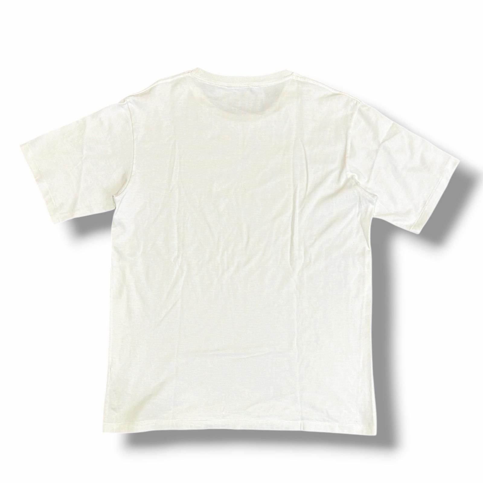 オーラリー　AURALEE ホワイト半袖シャツ AURALEE クルーネックTシャツ 半袖カットソー オーラリー AOOP02GT
