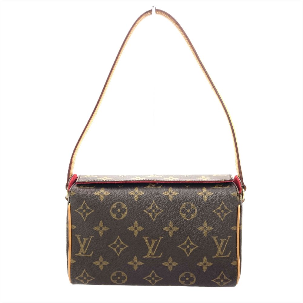 ルイヴィトン LOUIS VUITTON レシタル ハンドバッグ モノグラム キャンバス M51900 ブラウン ゴールド金具 SL0033 レディース【中古】