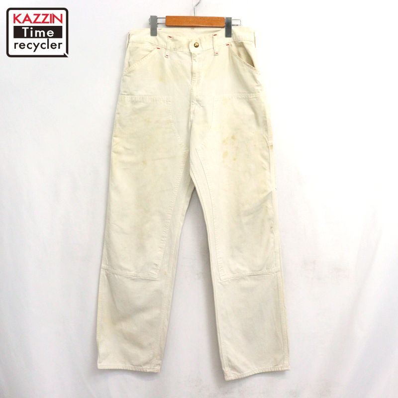 80s USA製 vintage Carhartt ダブルニー ペインターパンツ メンズ 表記33×36サイズ