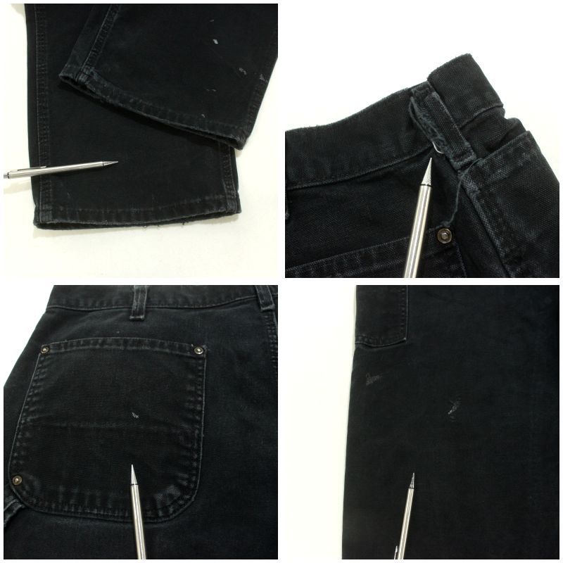 00s Carhartt BLK ダブルニー ダック ペインターパンツ メンズ XL