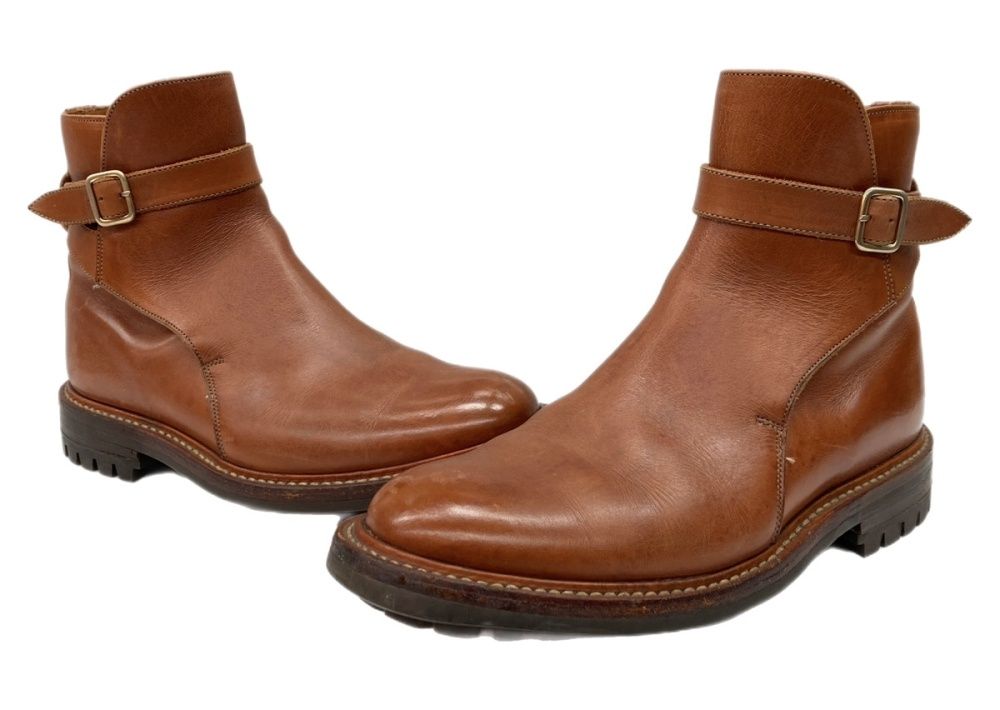トリッカーズ Trickers Jodhpur Boots ジョッパー ブーツ Peter モンクストラップ ベルト シューズ 茶 M4812 メンズ靴 ブーツ その他 ブラウン サイズ7-5 104S-1326