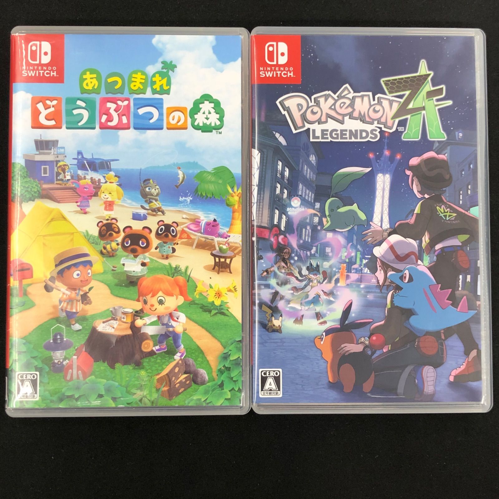 中古 Switch あつまれどうぶつの森 ポケモンレジェンズZ-A セット