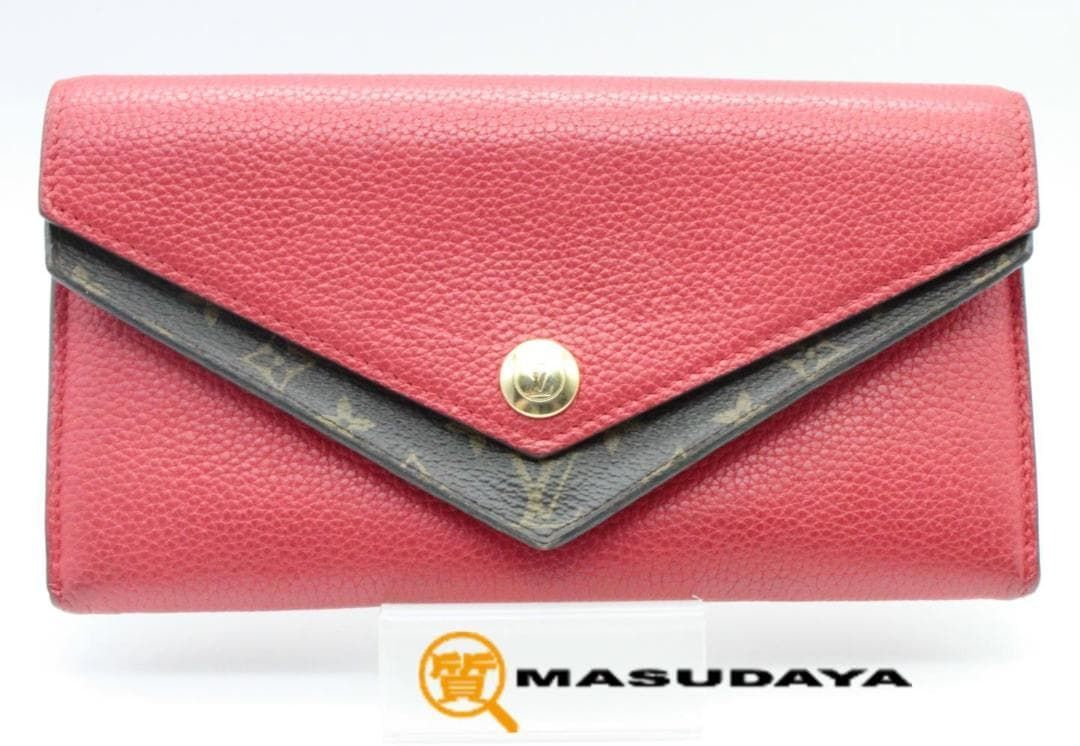 ルイヴィトン モノグラムポルトフォイユドゥブルV M64317【美品】