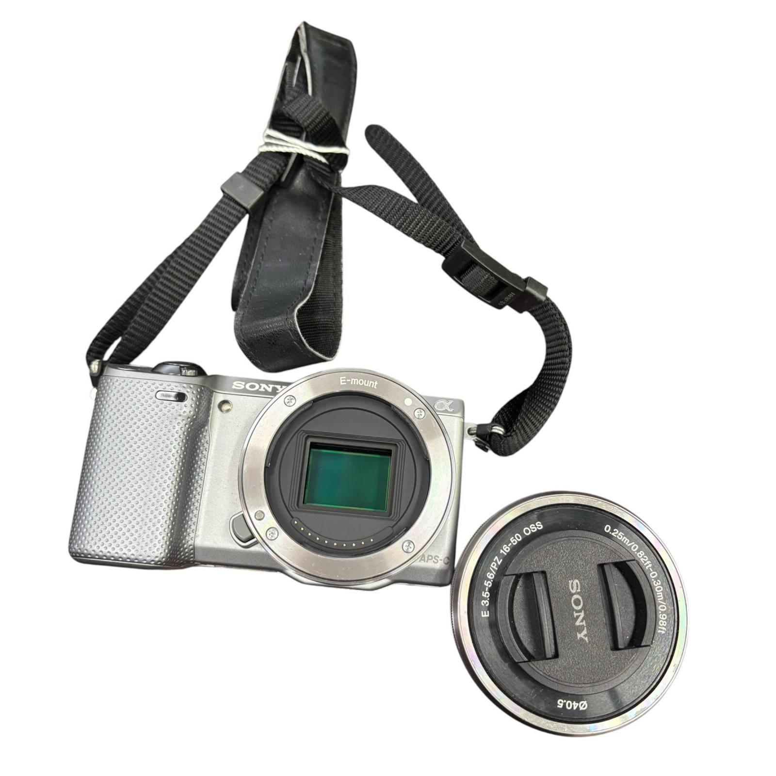 199990 動作未確認 SONY ソニー ミラーレス一眼カメラ NEX-5T シルバー