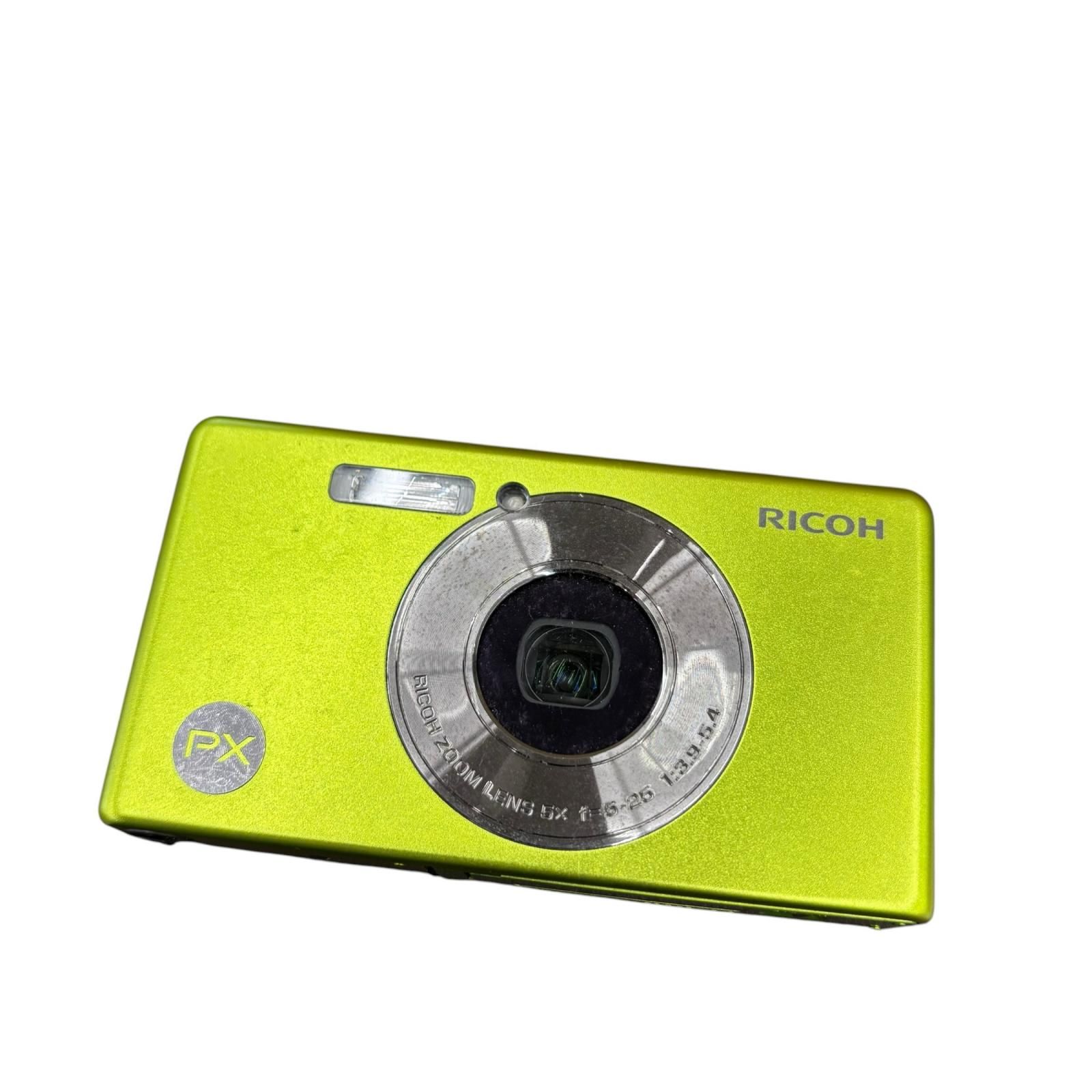 199990 動作未確認 RICOH リコー デジタルカメラ PX ネオンイエロー 
