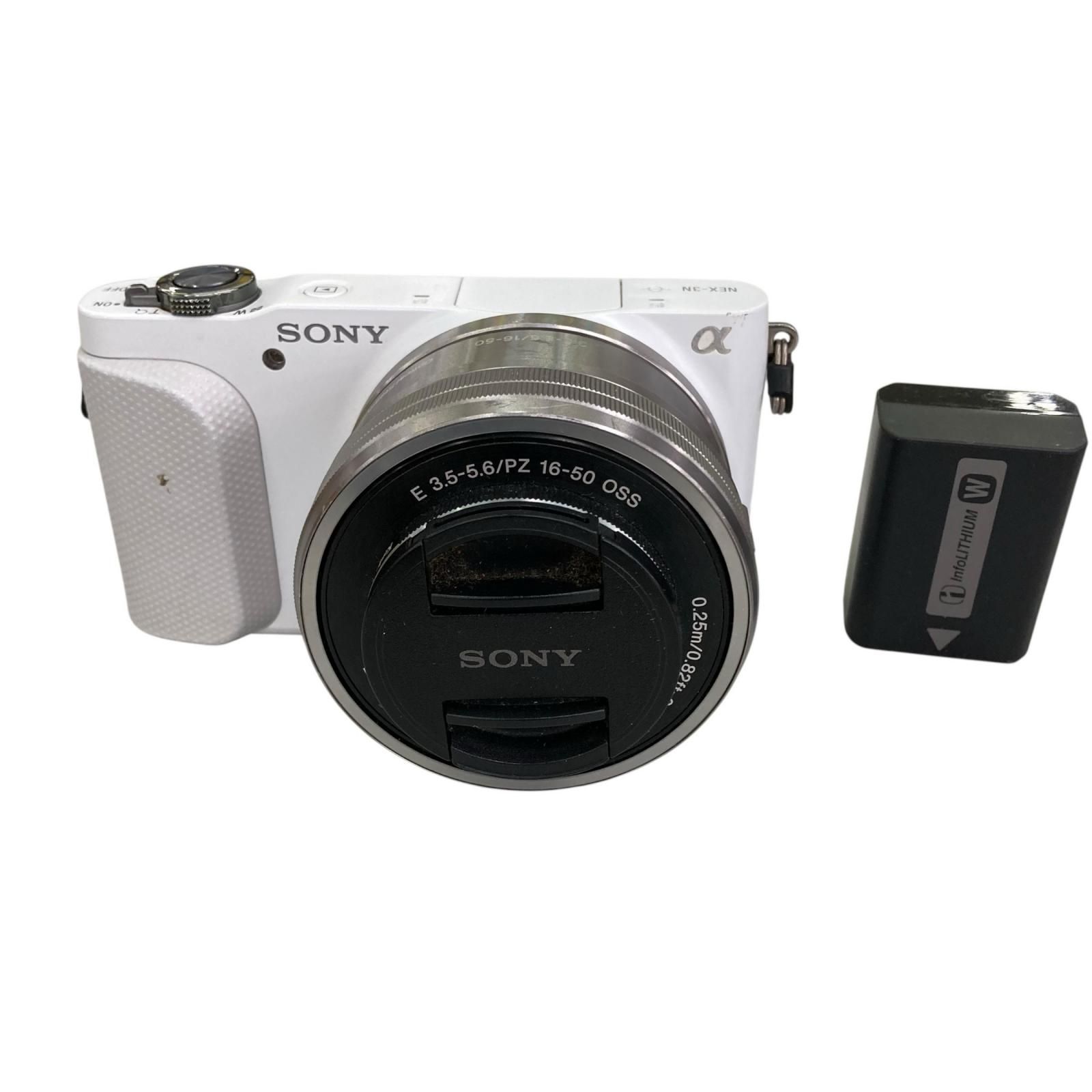 186000 ジャンク品 SONY ソニー デジタルカメラ　ホワイト　 NEX-3N