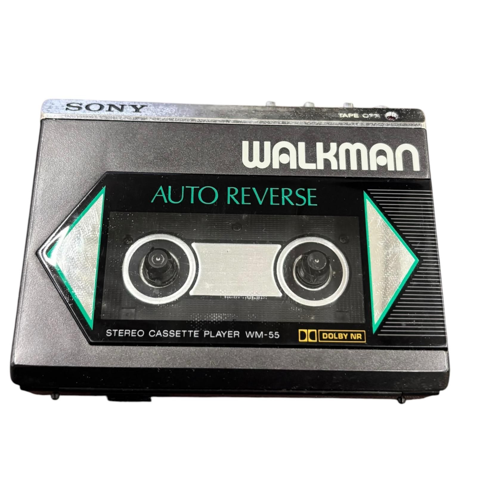 199990 動作未確認 SONY ソニー カセットプレーヤー WALKMAN WM-55 ブラック