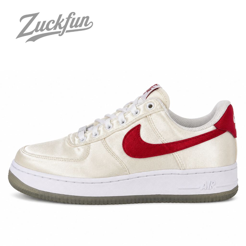 NIKE AIR FORCE 1 LOW 07 ESS SNKR ナイキ エア フォース 1 ロー カット ホワイト レッド 白 レディース ナイキ スニーカー 23.5 cm U11140