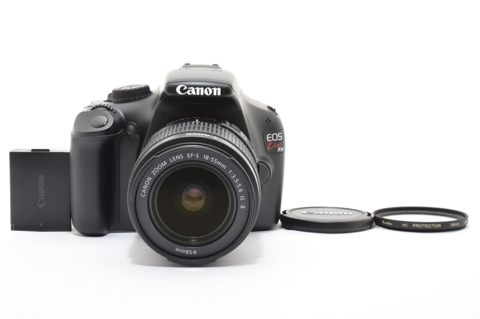 ★極上品★キャノン CANON EOS KISS ×50 18-55mm F3.5-5.6 Ⅱ《ショット数678回》★ Y1211 #4929
