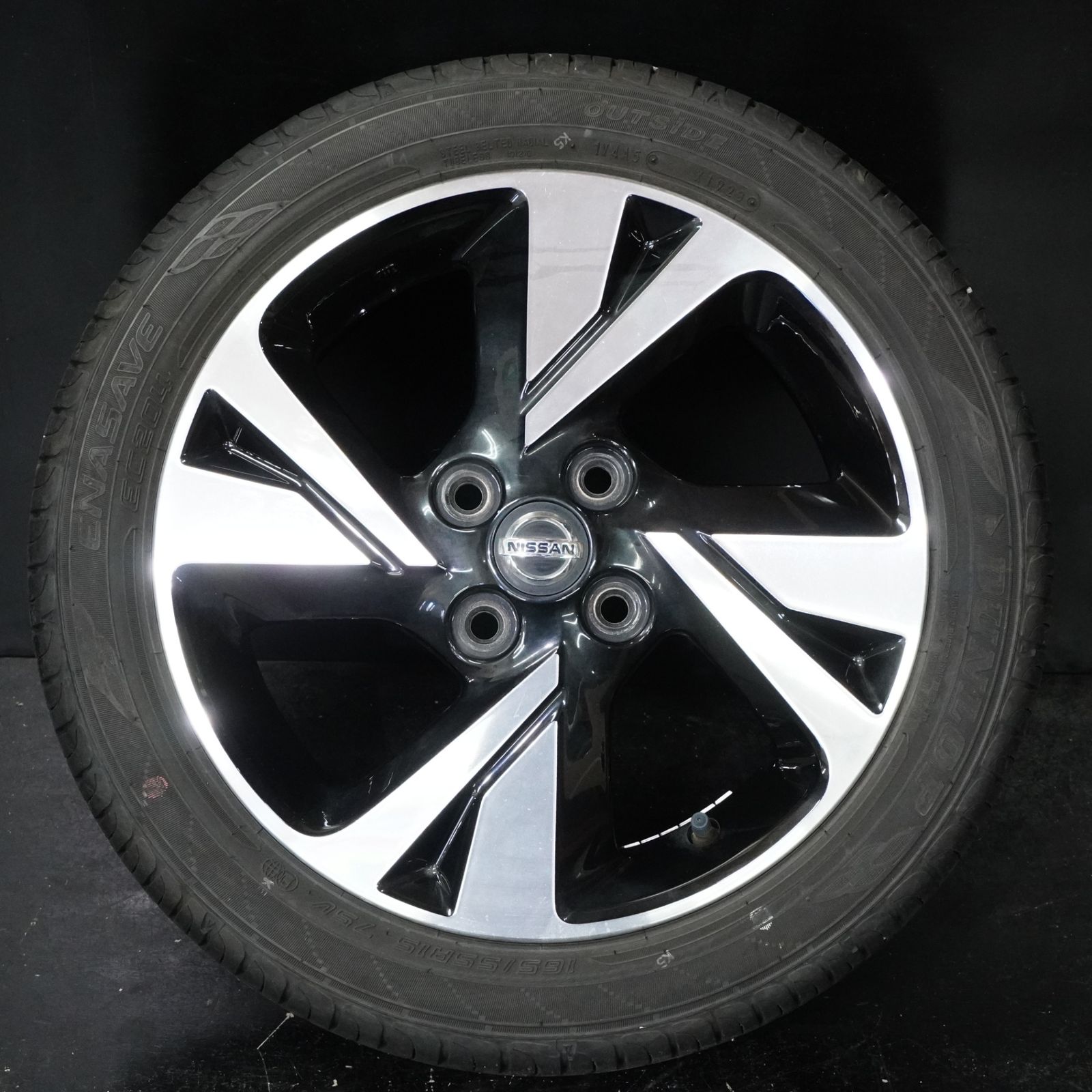 バリ溝 日産 デイズ ハイウェイスター 純正 14インチ 4.5J +46 100 4H