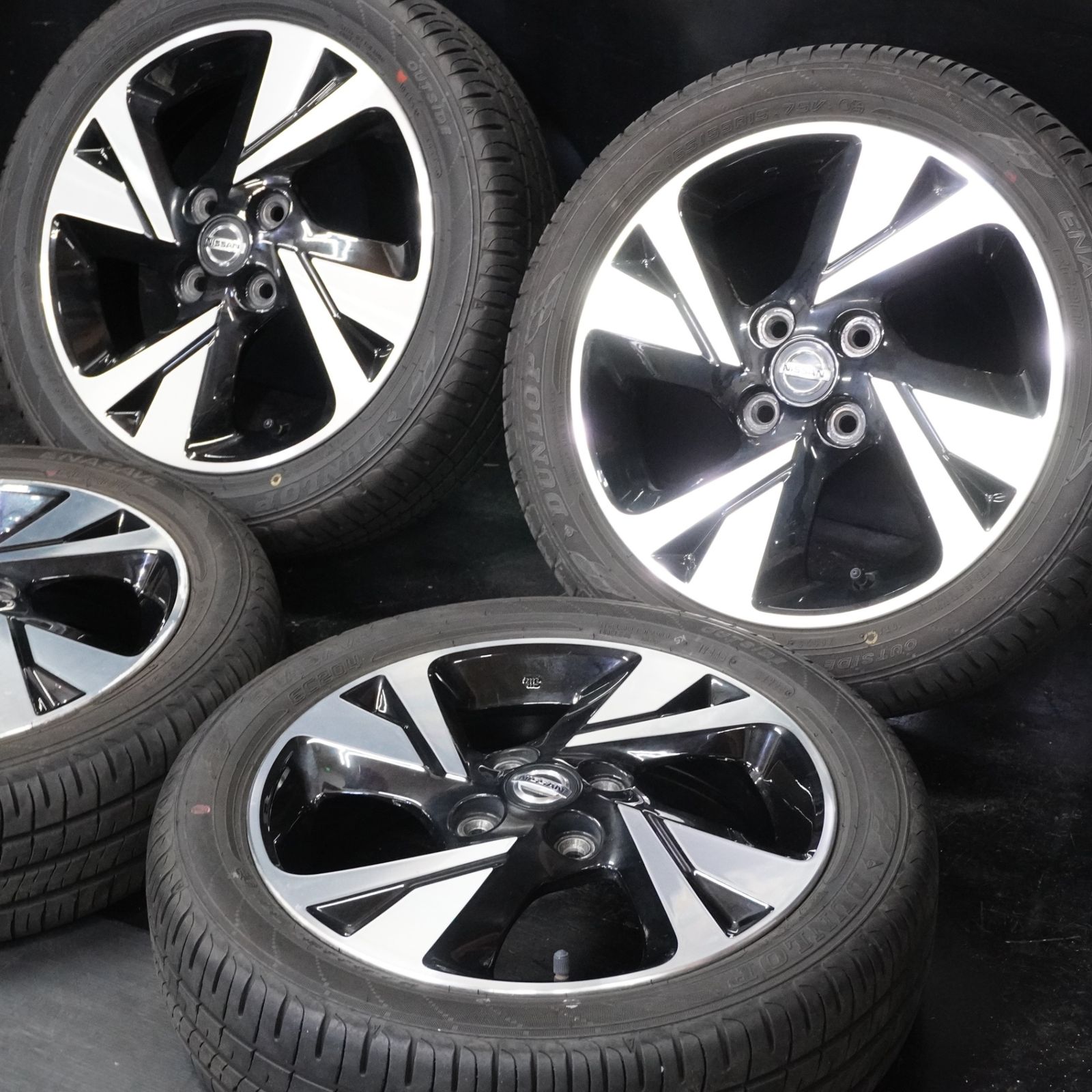 バリ溝 日産 デイズ ハイウェイスター 純正 14インチ 4.5J +46 100 4H