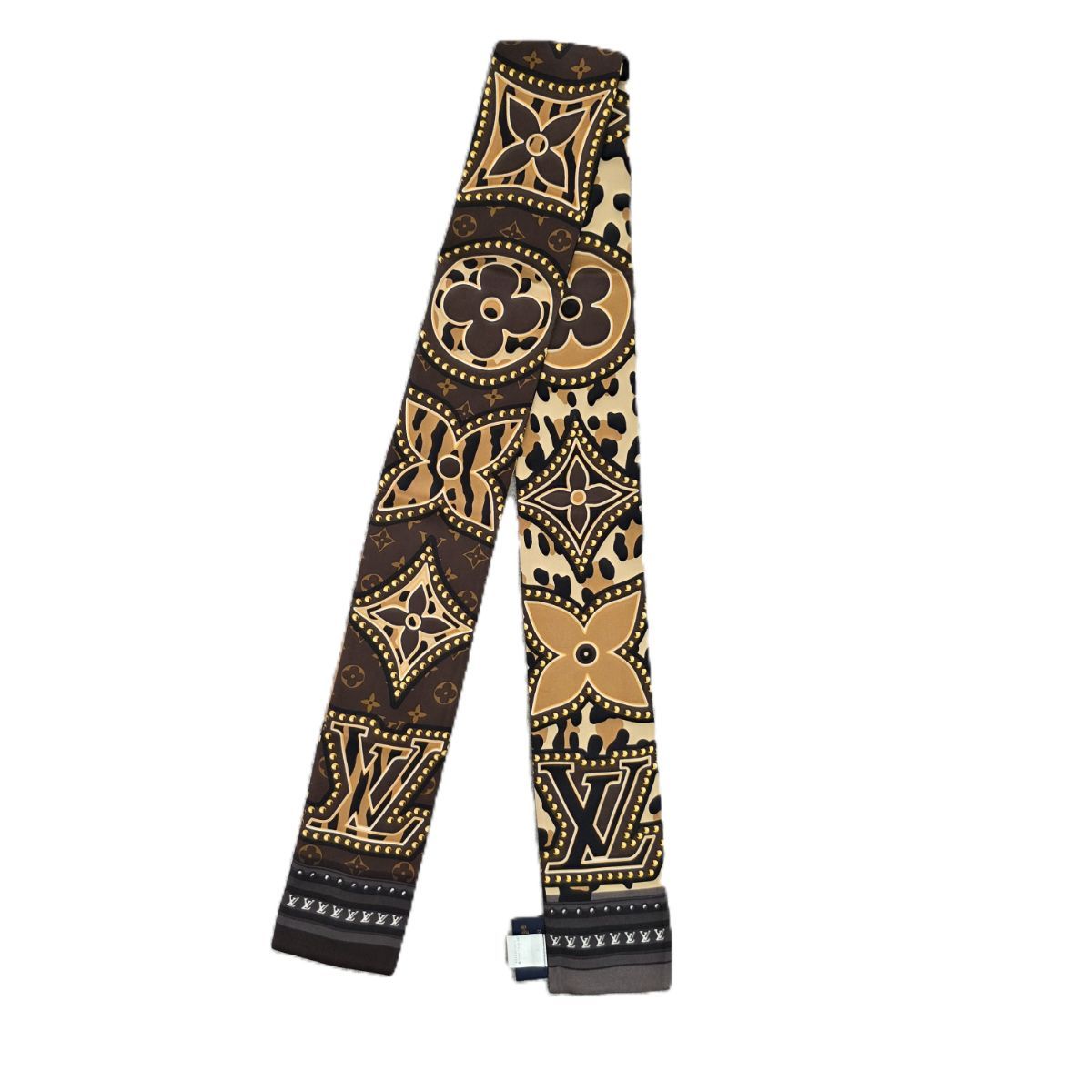 ルイヴィトン バンドー レオパード LOUIS VUITTON ルイ・ヴィトン バンドー LVワールド ヒョウ柄
