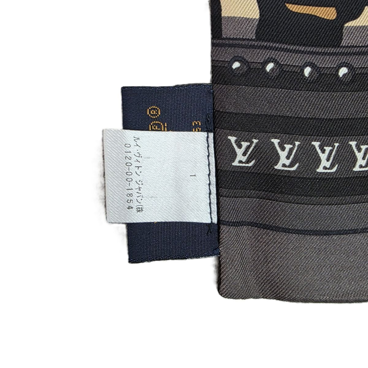 LOUIS VUITTON ルイ・ヴィトン バンドー LVワールド ヒョウ柄
