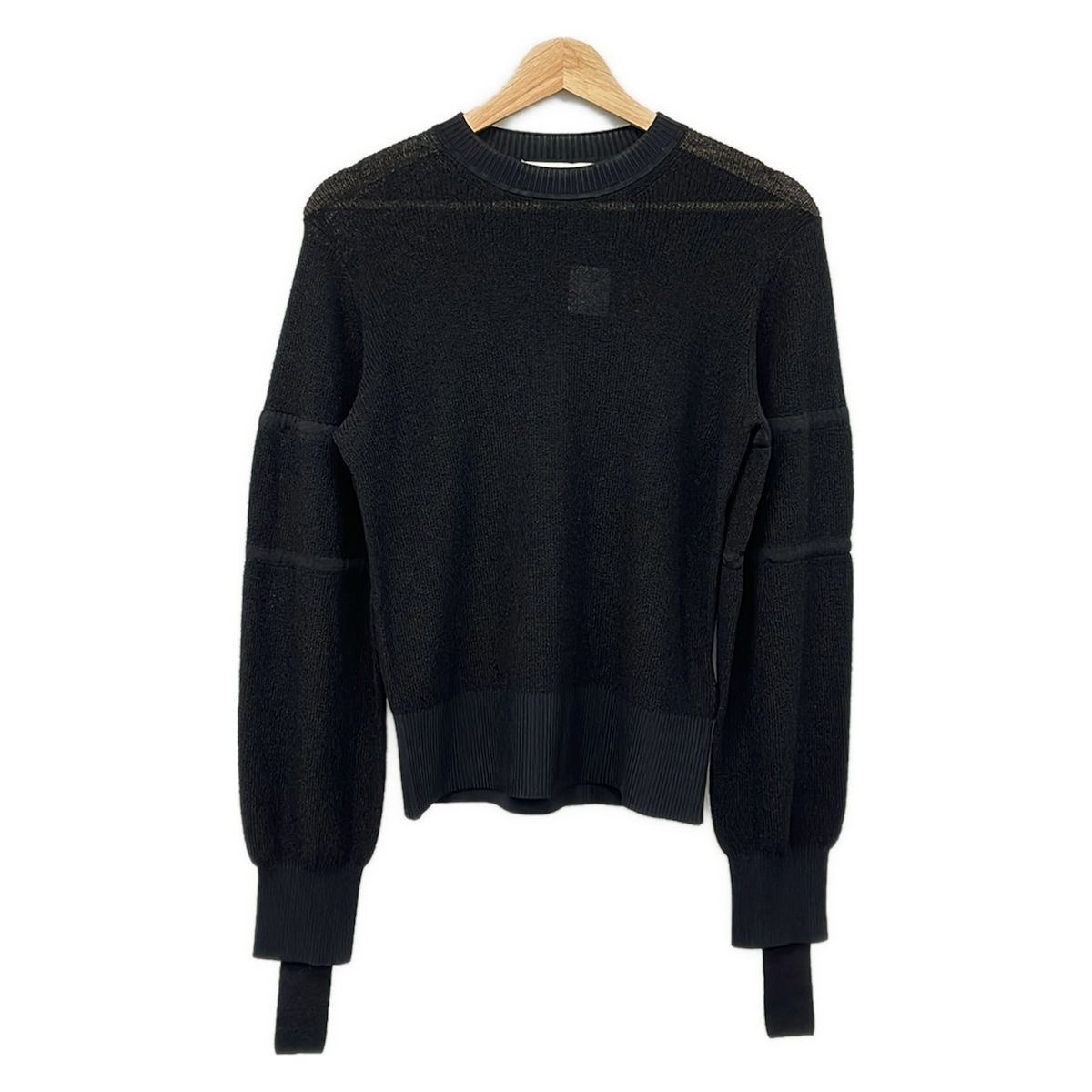 3.1 Phillip lim(スリーワンフィリップリム) 長袖セーター サイズS レディース - P171-7799RUL 黒 クルーネック