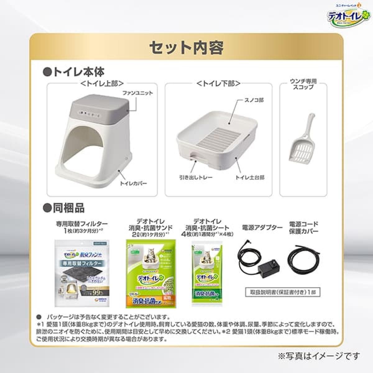 在庫有・即納】 【2F】 ユニ・チャーム デオトイレ 脱臭ファン+本体
