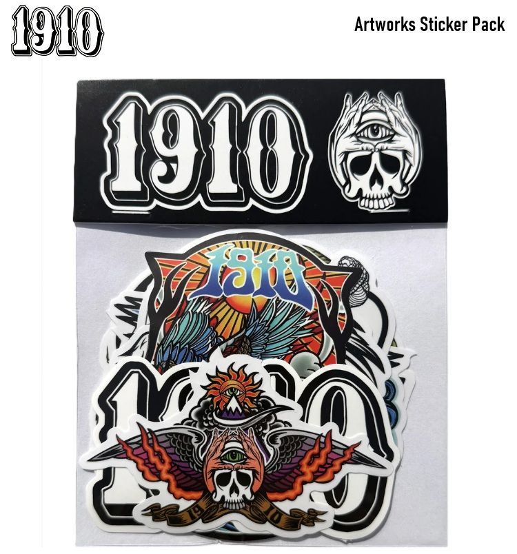 1910 NINETEEN TEN/ナインティーン・テン Artworks Sticker Pack