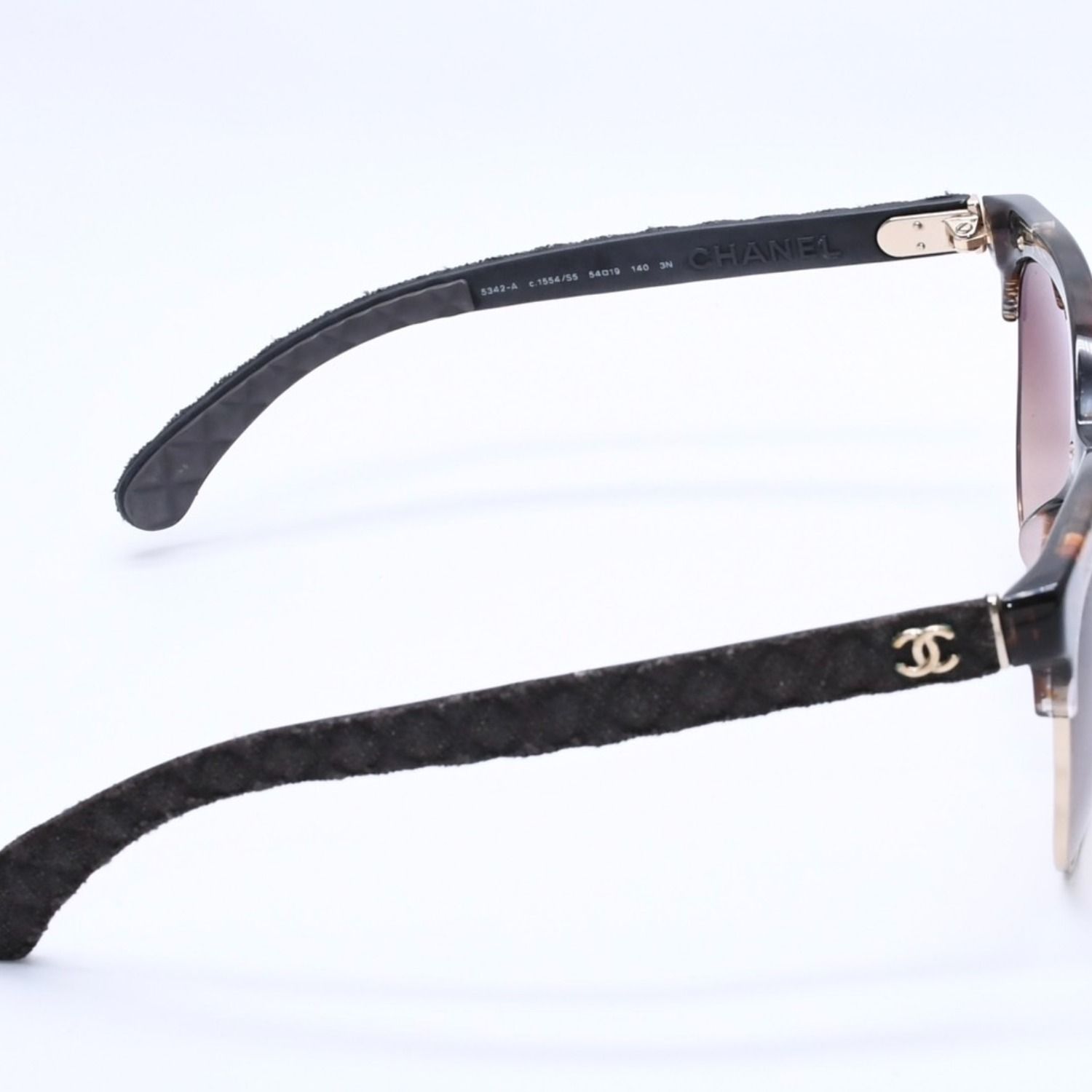 【美品】CHANEL サングラス CHANEL シャネル サングラス アイウェア 5342-A c.1554/S5 サイズ54