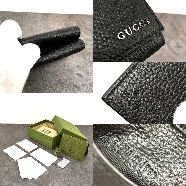 未使用品 GUCCI ロゴ 三つ折りウォレット 771210 箱付き 261 未使用品 GUCCI ロゴ 三つ折りウォレット 771210 箱付き 261 - メルカリ