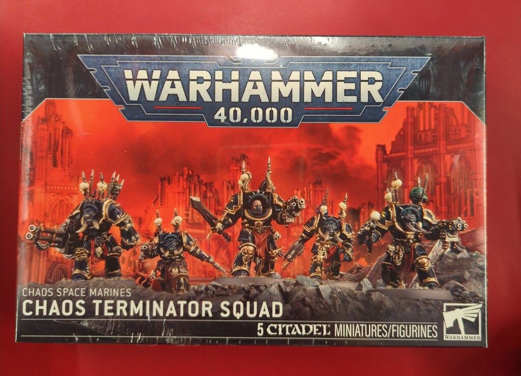 GAMES WORKSHOP WARHAMMER40000 CHAOS SPACE MARINES CHAOS TERMINATOR SQUAD ケイオス・ターミネイター・スカッド