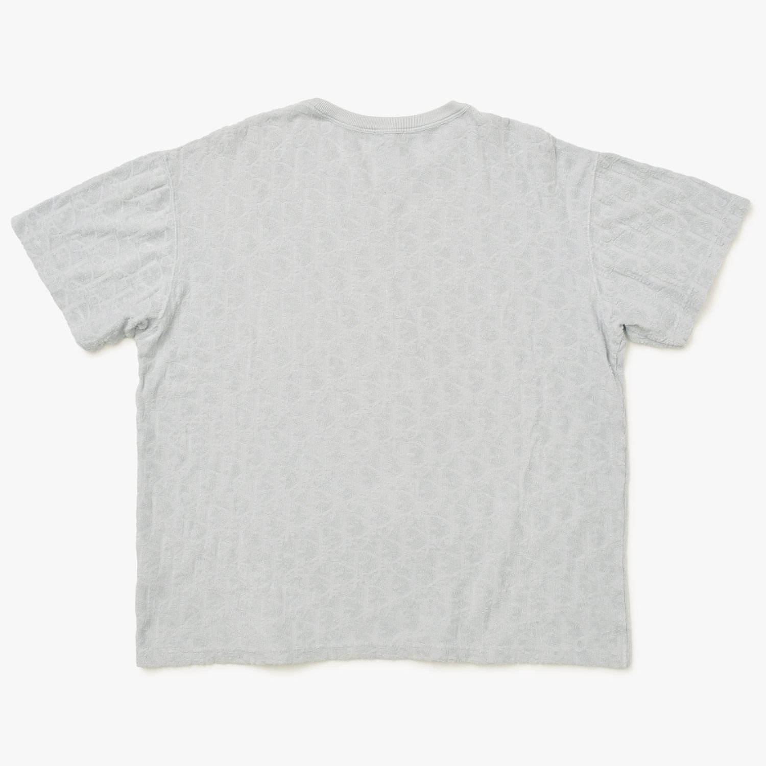 405【美品】ディオール オブリーク柄パイルTシャツ ホワイト Mサイズ 白色 極美品 Christian Dior クリスチャンディオール オブリーク テリー