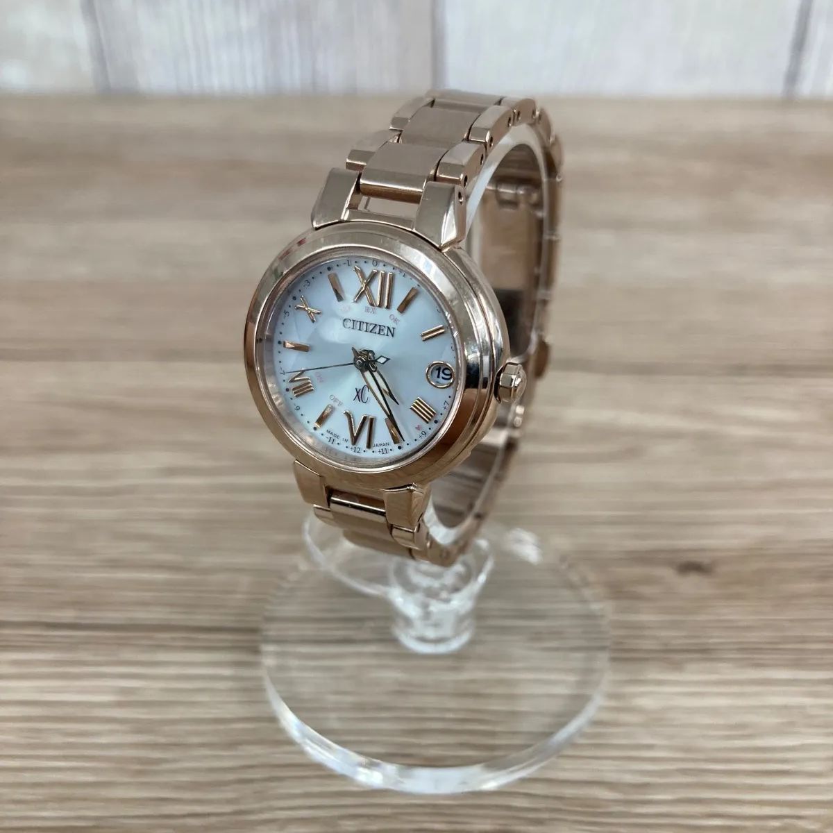 CITIZEN シチズン レディース腕時計 クロスシーxCピンクゴールド電波ソーラー Ｈ060-Ｔ025064 平塚店　衣料品
