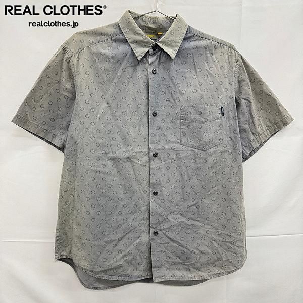 STUSSY/ステューシー USA製 ドット柄 半袖 シャツ/L