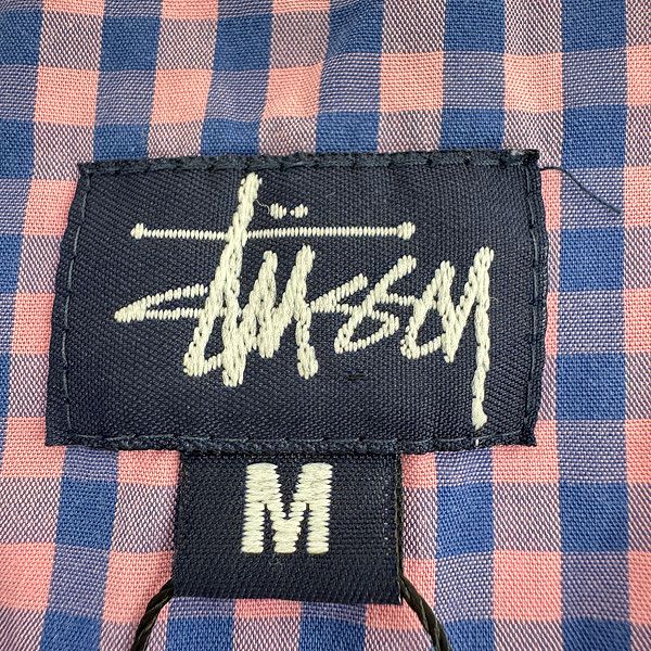 OLD STUSSY 紺タグ ギンガム チェック シャツ 希少カラー ピンク メンズ OLD STUSSY 紺タグ ギンガム チェック シャツ 希少カラー ピンク