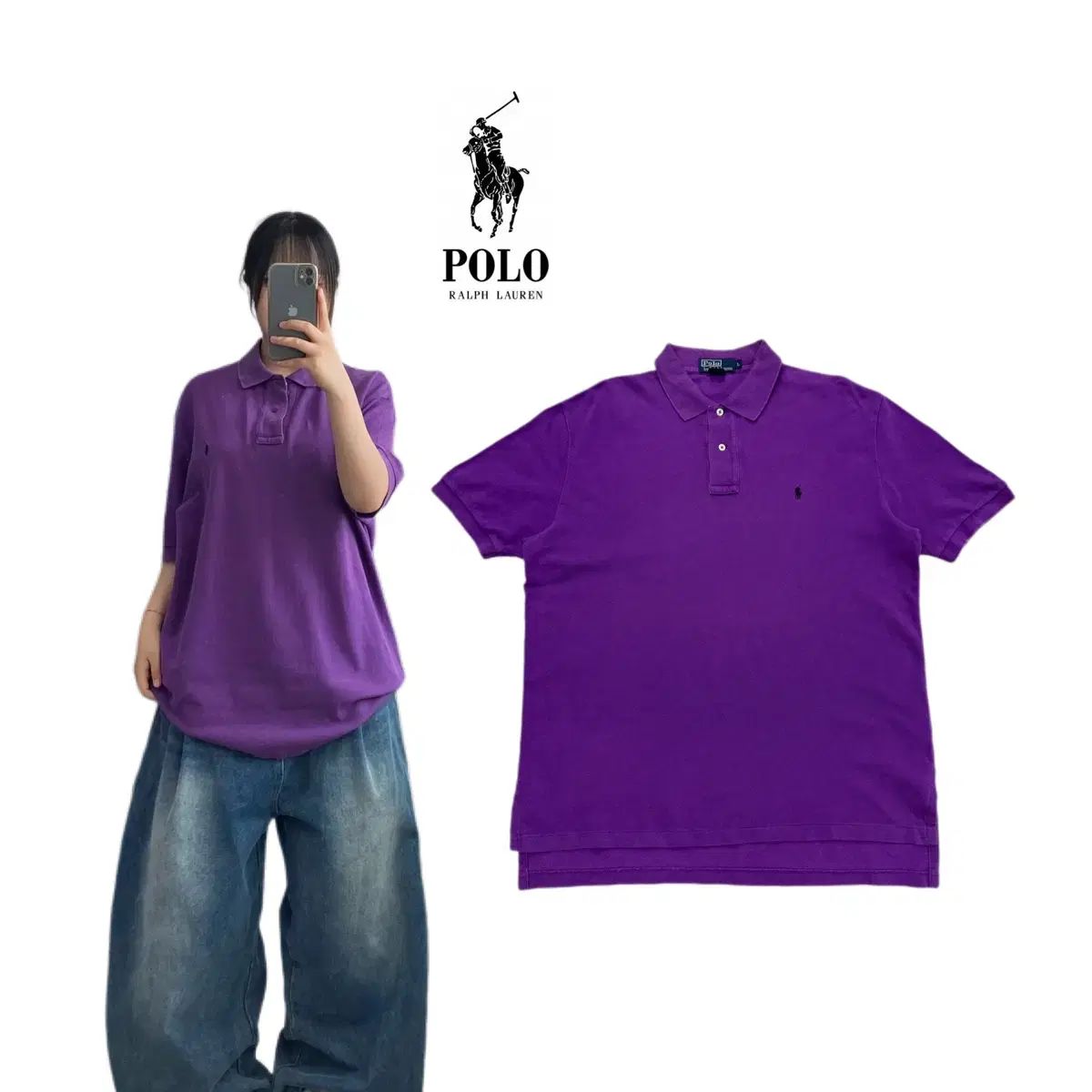 ラルフローレン tシャツ（カラーパープル）の通販 半袖 POLO LAUREN 