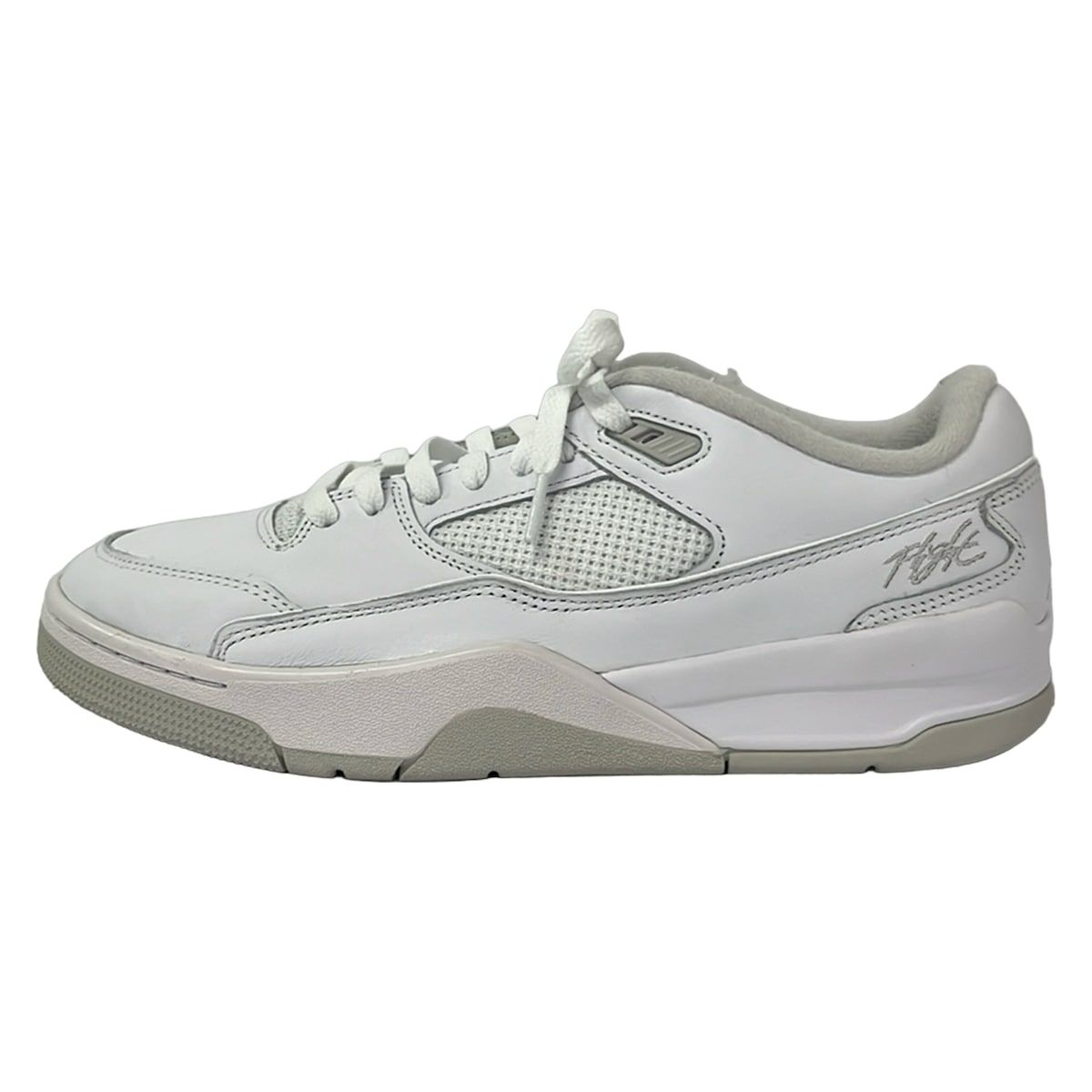 NIKE(ナイキ) スニーカー 27.5 メンズ美品 ジョーダン フライト コート HF3255-105 白 レザー