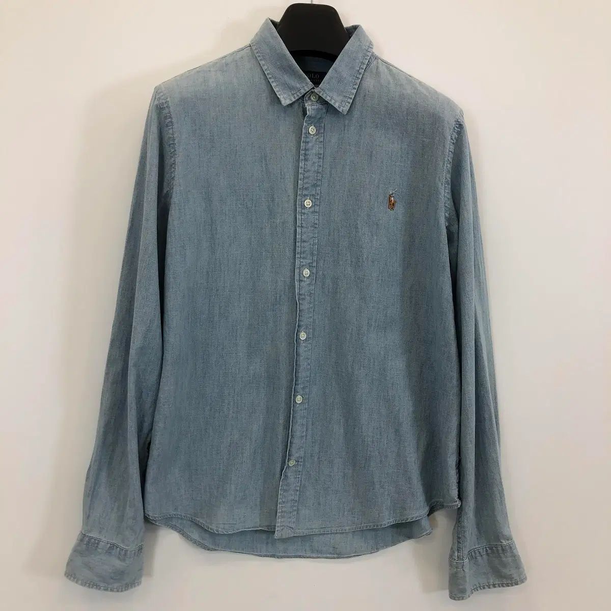 ポロラルフローレン シャンブレー マルチポニーシャツ XL