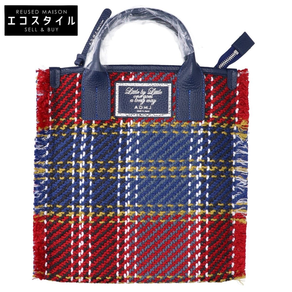 A.D.M.J. Accessoires De Mademoiselle　ADMJ　【新品同様】23AW01026 ツイードツイル フラット