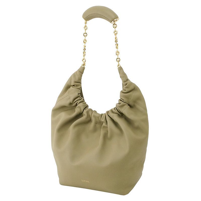 ロエベ LOEWE スクイーズ スモール バッグ オリーブ A914NCHX01