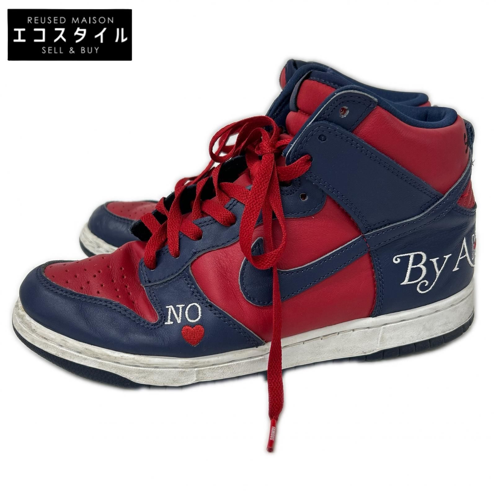 NIKE　ナイキ　ｘSUPREME シュプリーム DN3741-600 SB DUNK HIGH OG QS ハイカットスニーカー　27