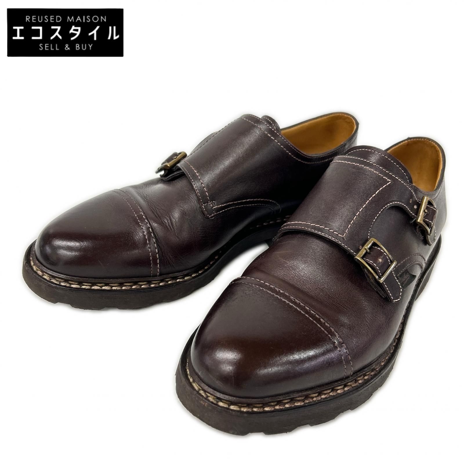 Paraboot　パラブーツ　WILLIAM ウィリアム ダブルモンクストラップ シューズ　9
