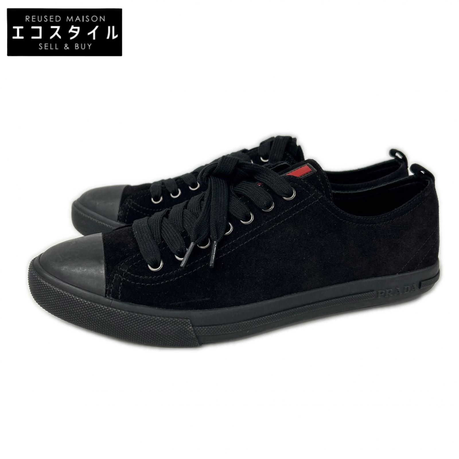 PRADA SPORT　プラダスポーツ　【美品】スエード ローカットスニーカー　7.5