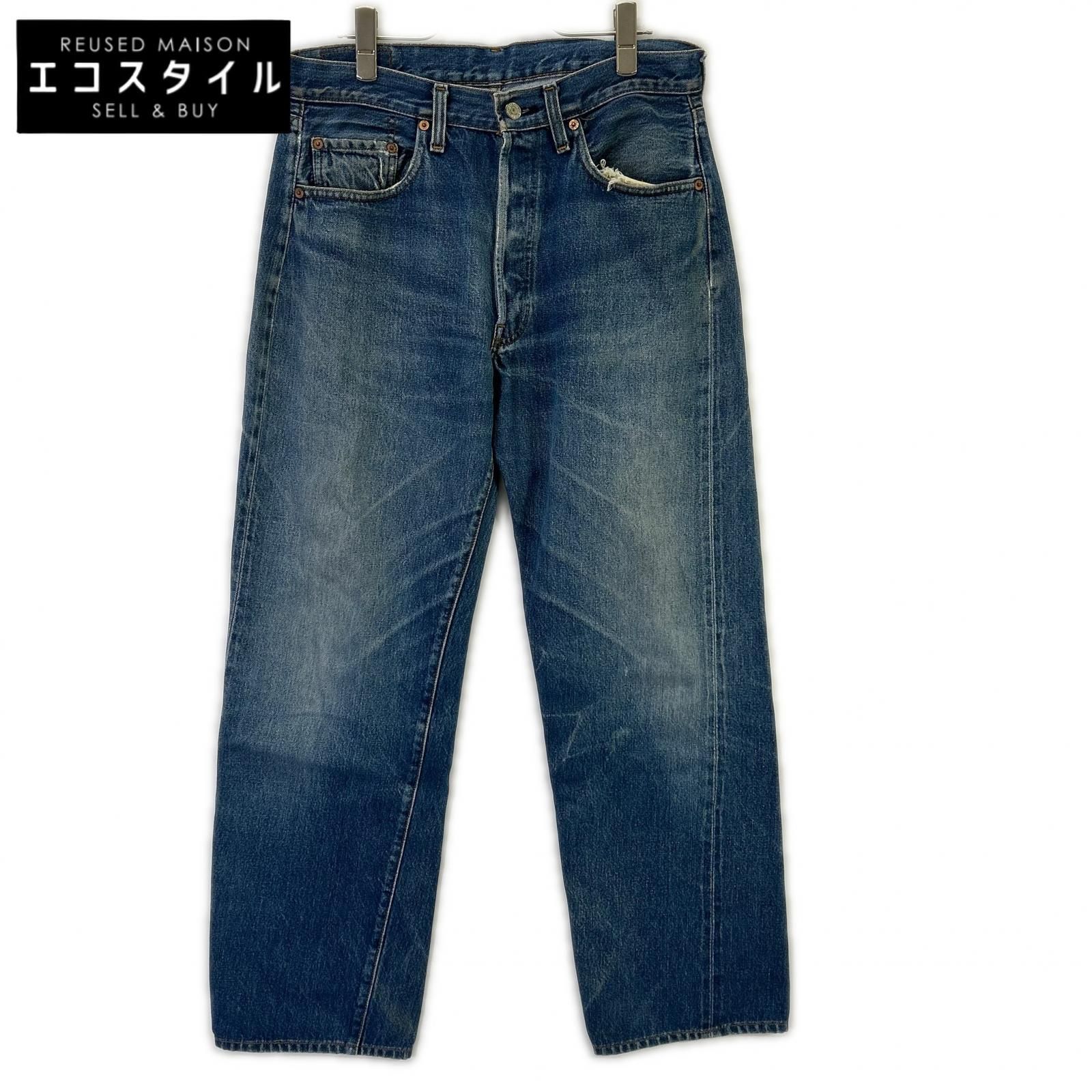 90s Levis 501XX バレンシア製 デニムパンツ LEVI'S リーバイス 90s USA製 ブルー 501XX 復刻モデル バレンシア工場