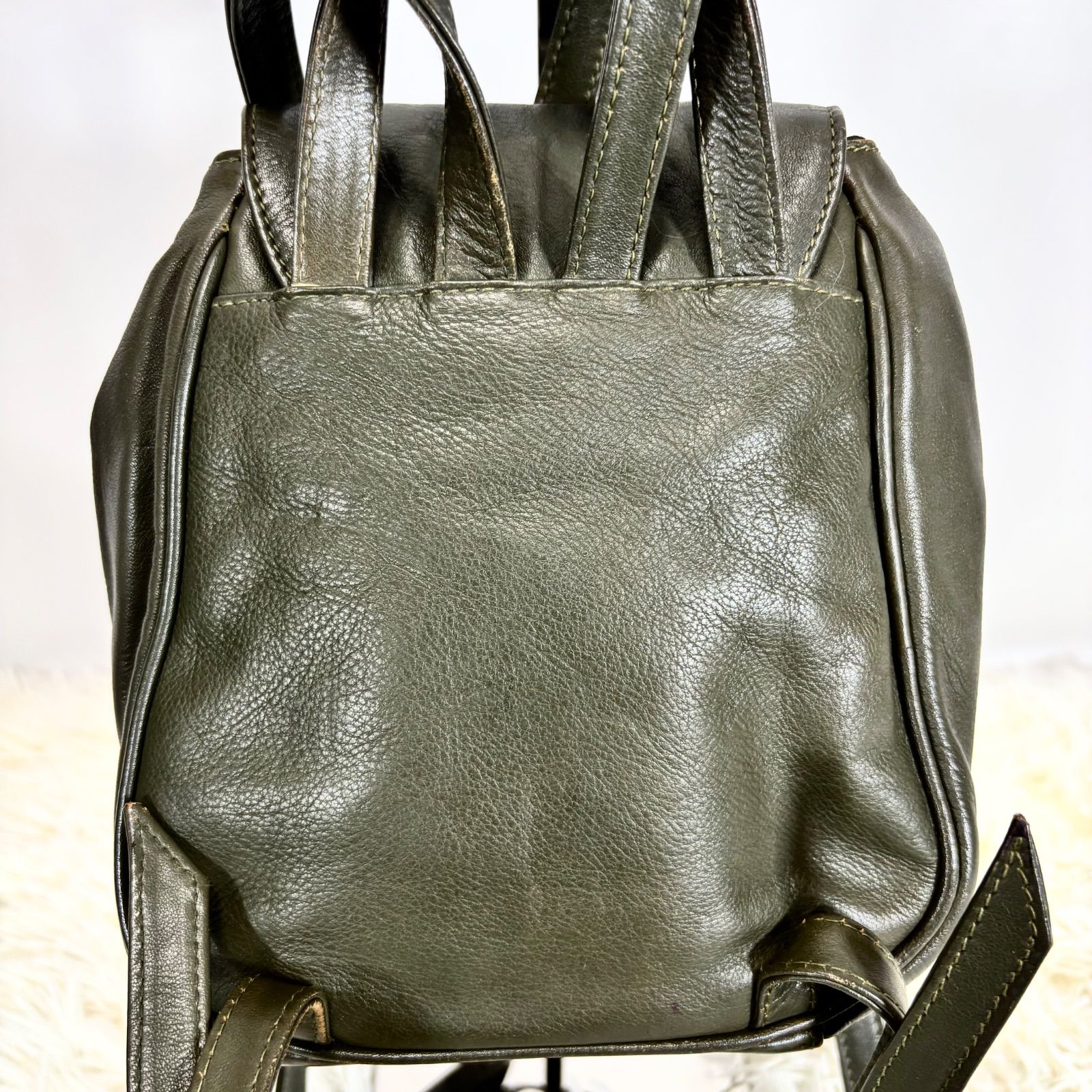 パロマピカソ Paloma Picasso ミニリュック 本革 レザー ゴールド金具