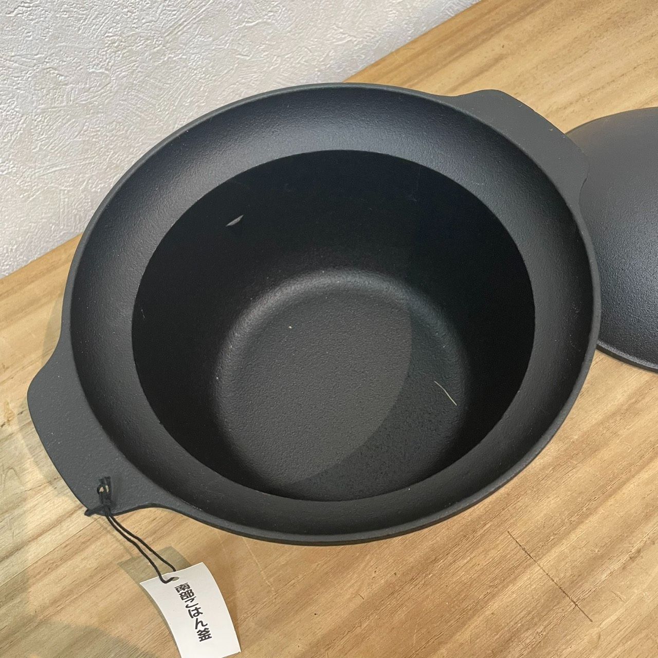 【成】未使用品!! 盛榮堂 南部鉄器 南部ごはん釜 三合炊き 岩手 鉄鍋 IH対応可能 【6240YO】F19 【成】未使用品!! 盛榮堂 南部鉄器 南部ごはん釜 三合炊き 岩手 鉄鍋 IH対応可能 【6240YO】F19