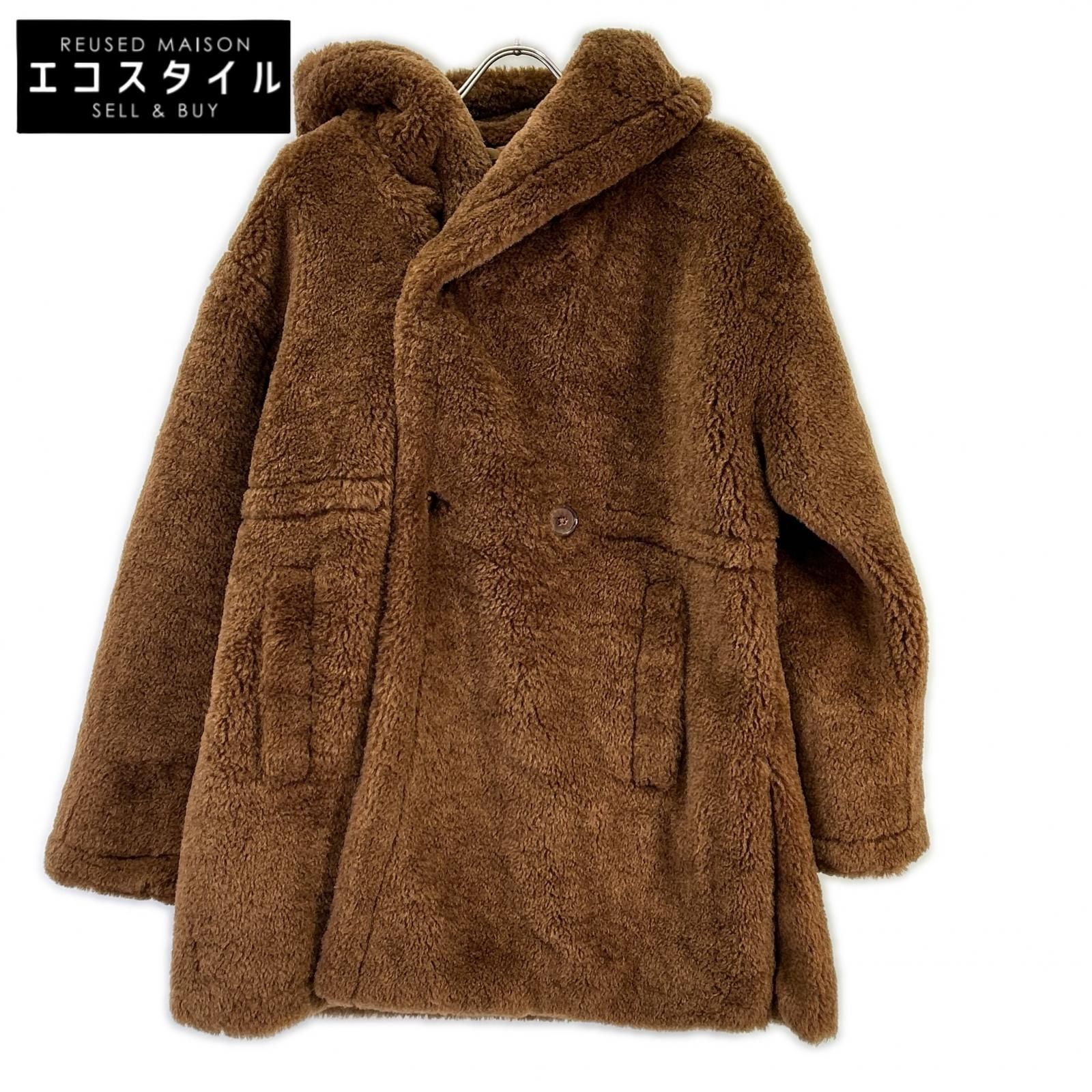 MACPHEE　マカフィー　12084408231 ブラウン リサイクルボア フーデッドコート