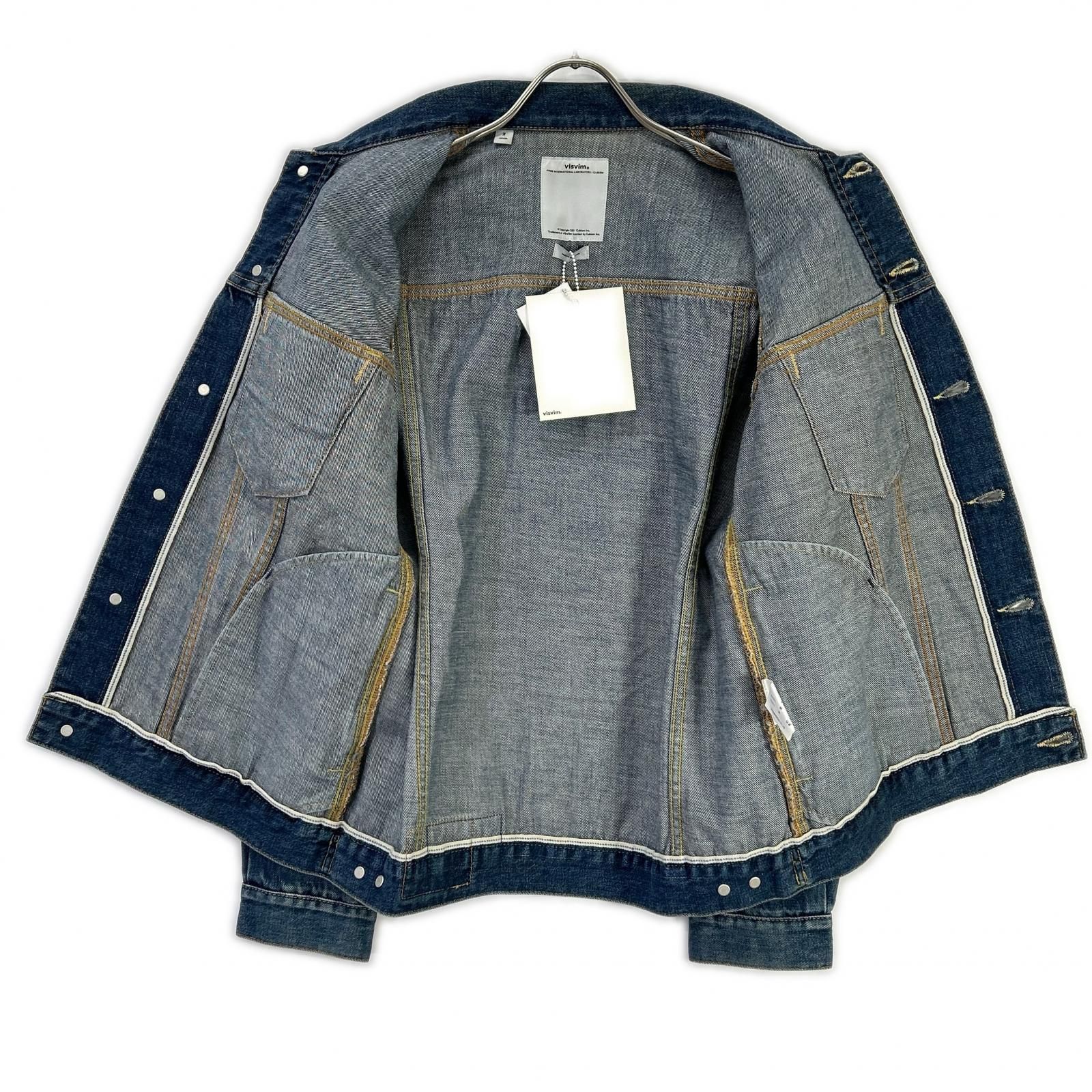 VISVIM ビズビム 0115105006003 15ss 103 JKT DAMAGED ブルー デニム 