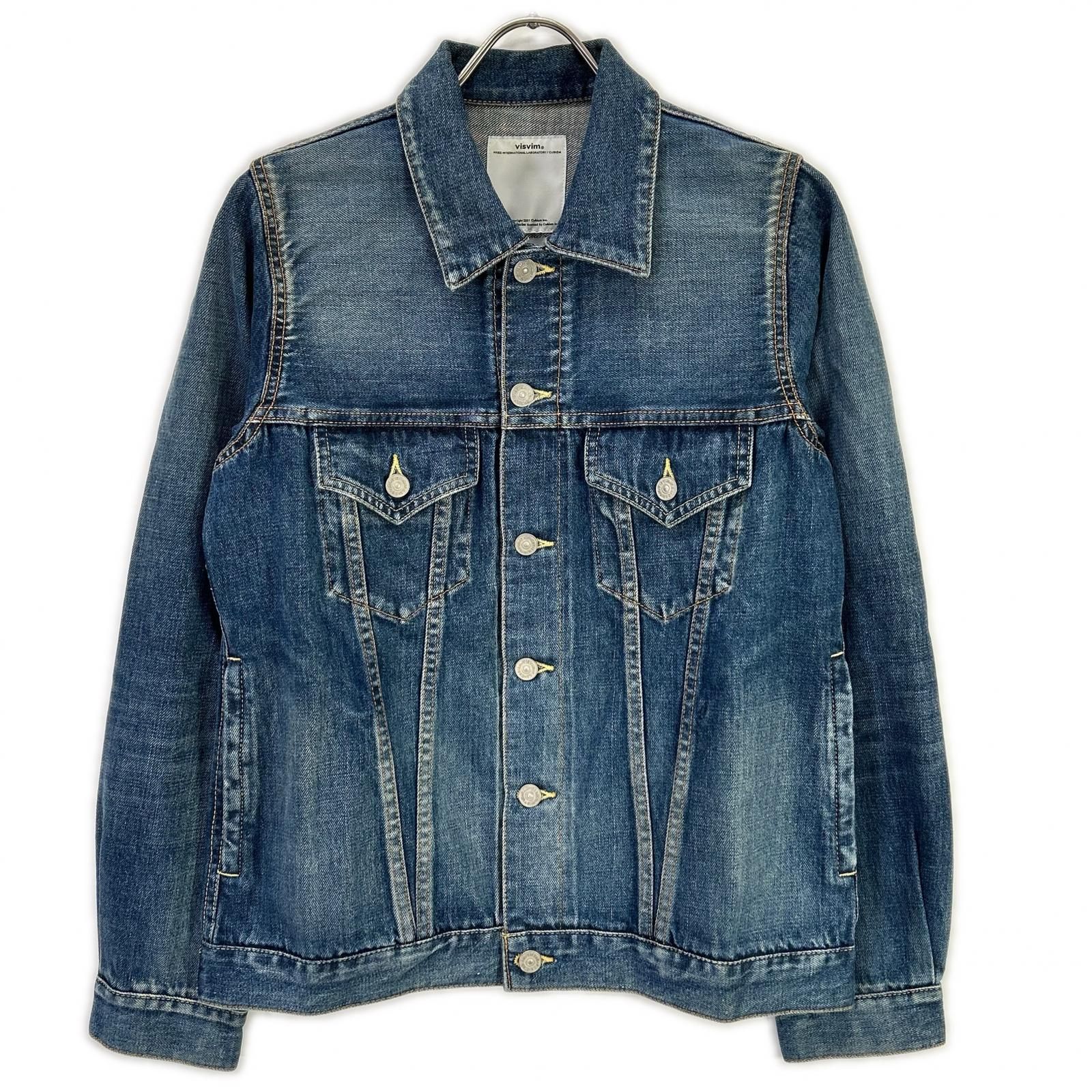 VISVIM ビズビム 0115105006003 15ss 103 JKT DAMAGED ブルー デニム 
