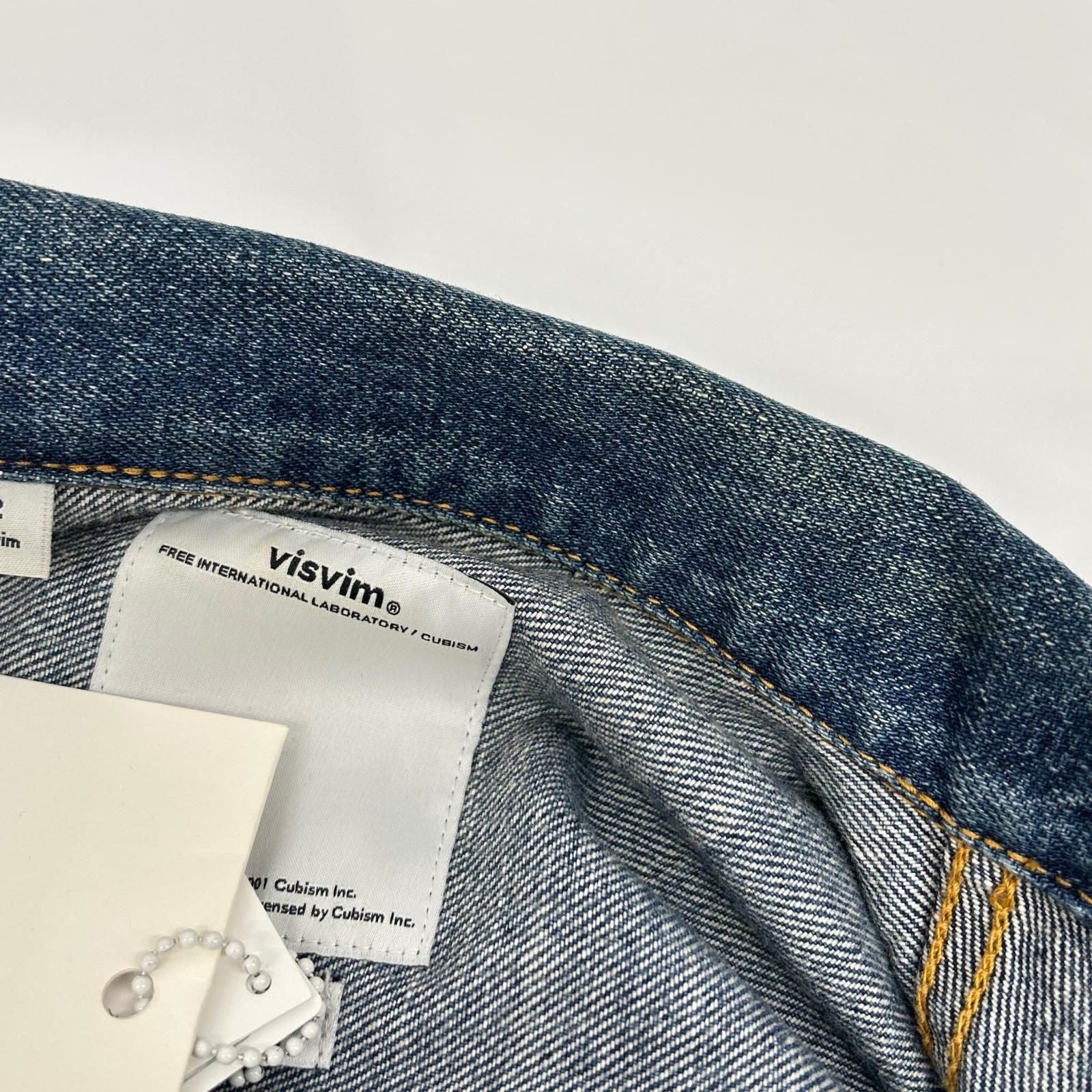 VISVIM ビズビム 0115105006003 15ss 103 JKT DAMAGED ブルー デニム 