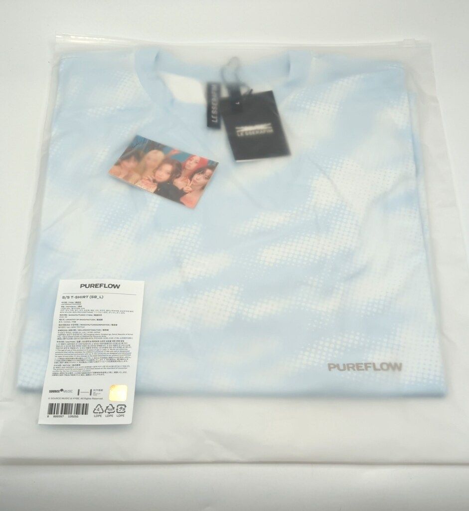 LE SSERAFIM PUREFLOW pt.1 POP-UP S/S T-SHIRT M