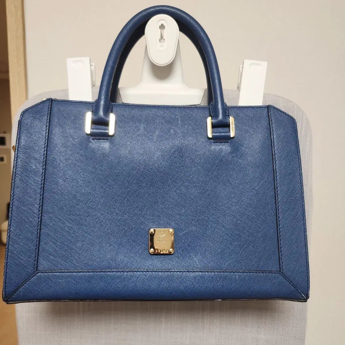 MCM トートバッグ ブルー